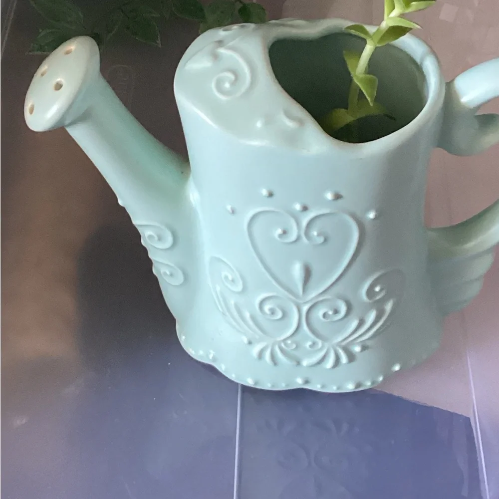 Mint Green\Blue Decorative Watering Vase/Planter
